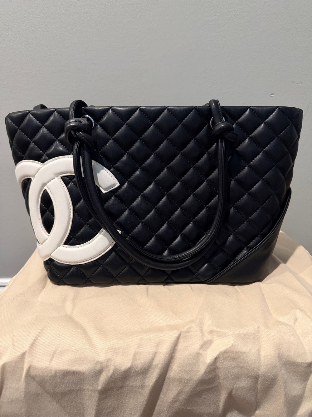 Inspired Quilted Shoulder Bag